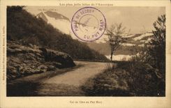 VINTAGE POSTCARD L Auvergne Collar of Cere to Puy Maruy