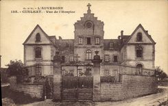 VINTAGE POSTCARD L Auvergne Cunlhat Seen of L Old people s home
