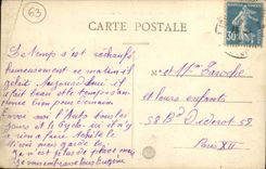 VINTAGE POSTCARD L Auvergne Jean Saint of the ollieres View