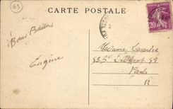 VINTAGE POSTCARD Bush the Bridge and the Road with the Mill of Verial