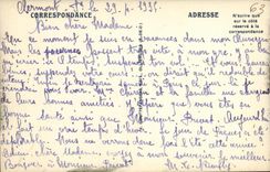 VINTAGE POSTCARD L Automobile Auvergne Road of Puy de Dome to the Collar of Ceyssat