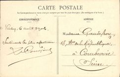 VINTAGE POSTCARD Auvergne the Peak of Sancy