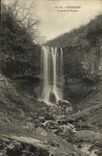 VINTAGE POSTCARD Auvergne Cascades of Trador