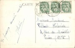 VINTAGE POSTCARD Auvergne Saint Germain L Herm Pond of Merchant