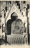 VINTAGE POSTCARD Interior Billom of L Church Saint Cerneuf Tomb of Aycelin de Montegut Listenois