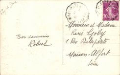 VINTAGE POSTCARD Auvergne Thermal Road Sanadoire Rock