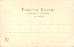 VINTAGE POSTCARD El Emperador Carlos V Tiziano Madrid