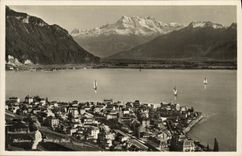 CPA Montreux Dent Du Midi 