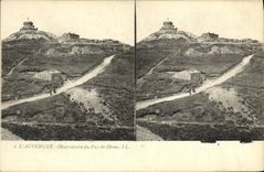 VINTAGE POSTCARD L Auvergne Obervatoire Of Puy De Dome