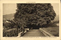 VINTAGE POSTCARD Auvergne Chamalieres Round Point Sainte Anne