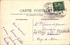 VINTAGE POSTCARD L Auvergne Our Mountains Violent Puy Seen Of the Collar De Nerones