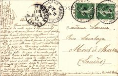 VINTAGE POSTCARD the Valley of Sioule Two Bridges