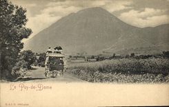 VINTAGE POSTCARD Puy De Dome Excursions