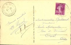 VINTAGE POSTCARD Puy de Dome seen on its northern face