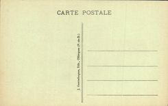 VINTAGE POSTCARD Issoire Places Republic House at the arcades