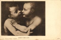 CPA Jesus Y San Juan Luini Enfants