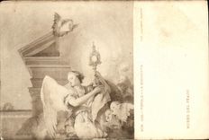 CPA La Virgon Conn El Mino Jesus Museo del Prado