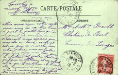 CPA Biarritz Lre Rocher De La Vierge Et La Passereile