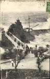 CPA Biarritz Pittoresque Le Rocher De La Vierge 