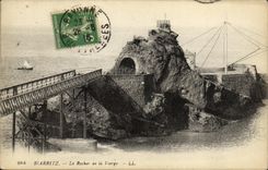CPA Biarritz Rocher de la Vierge 