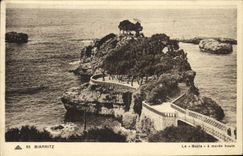 CPA Biarritz Le Basta a maree haute