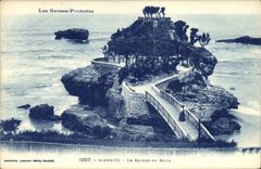 CPA Biarritz Le Rocher Du Basta