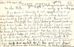 VINTAGE POSTCARD L Auvergne Line D Ambert With the Chair God the Large Rock With the top of the viaduct of Mayres