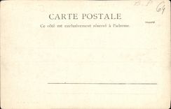 VINTAGE POSTCARD Warm water L entered