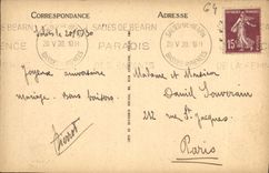 VINTAGE POSTCARD Dirtied De Bearn Seen On Saleys the fall D water