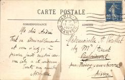 VINTAGE POSTCARD Itxassou L Entered of the Roland No the Large Rock