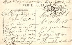 POSTAL de la VENDIMIA esta esquina del agua del castillo D