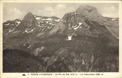 VINTAGE POSTCARD Road D Aubisque the Peak of Ger Penemedaa