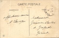 Devanadera Somport del valle D de la POSTAL de la VENDIMIA alta la placa del esquina pedazo del metal de la casa antes de la subida de los cordones de las ovejas del collar