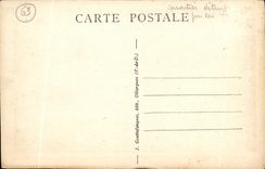 Calle Montlosier de Clermont Ferrand de la POSTAL de la VENDIMIA y Glacis del Postern