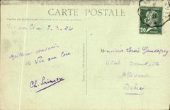 VINTAGE POSTCARD Lioran the Exit Of the Tunnel On the Valley of L Allagnon