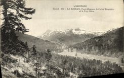 VINTAGE POSTCARD Lioran Make Allagnon the collar of Trout and Puy Griou