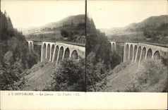 VINTAGE POSTCARD Lioran the Viaduct