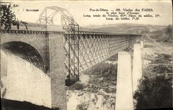 VINTAGE POSTCARD L Auvergne Viaduct of Insipid the Giant D Europe