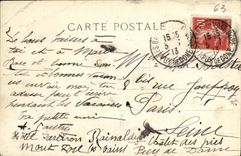 VINTAGE POSTCARD Edges Of Lake Chambon Seen D together