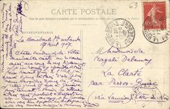 VINTAGE POSTCARD the Lake Chambon And the Tooth of the Marsh