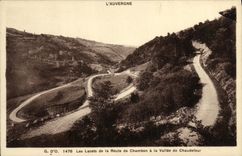 VINTAGE POSTCARD the Lake Chambon And the Valley of Chaudefour