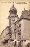VINTAGE POSTCARD Riom the Tower of L Clock Belfry of 15th