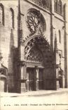 VINTAGE POSTCARD Riom Gate of L Church Of Marthuret