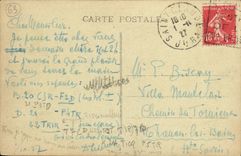 La POSTAL Chatel Guyon de la VENDIMIA que la vision panoramica TIENE L es