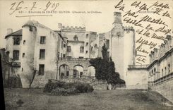 VINTAGE POSTCARD Surroundings of Chatel Guyon Chazeron the Castle