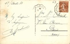 POSTAL Chatel Guyon de la VENDIMIA el teatro del casino y del L avenida de Baraduc del automovil