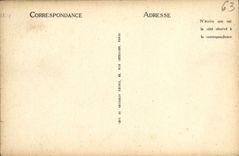 POSTAL Chatel Guyon de la VENDIMIA el martirio y la orientacion de la tabla D