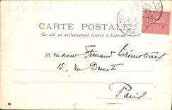 Jardin de Chatel Guyon de la POSTAL de la VENDIMIA de L establecimiento hidropatico