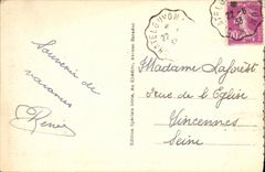 La POSTAL Chatel Guyon de la VENDIMIA cuenta la orientacion de D y la vision panoramica tomadas el martirio