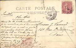 POSTAL Chatel Guyon de la VENDIMIA vista del martirio